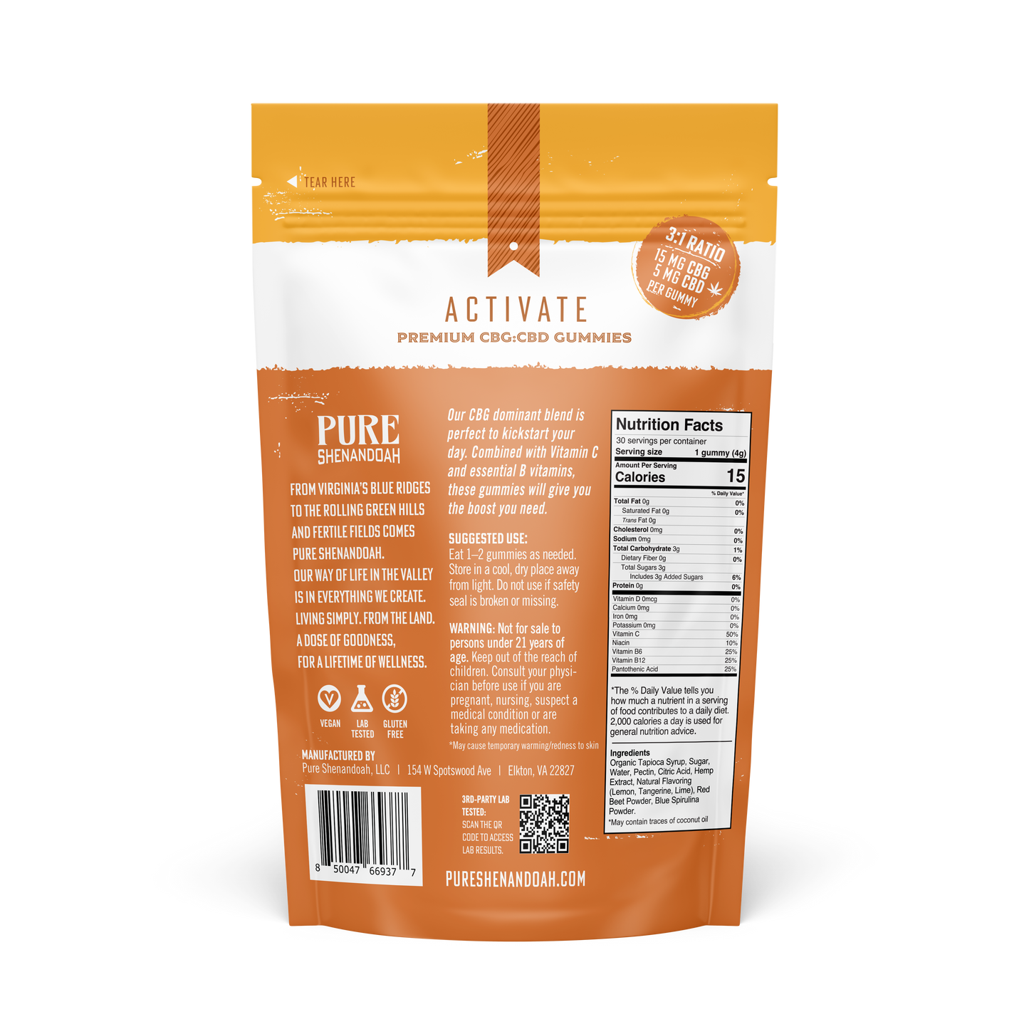 Activate CBD+CBG Gummies