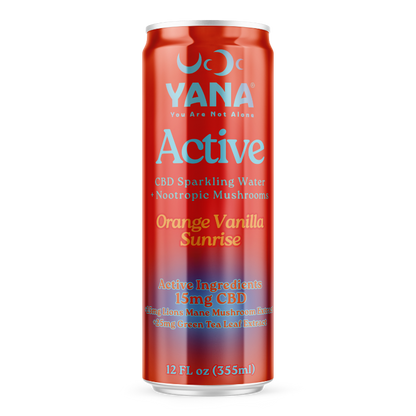 Active – CBD + Nootropic Mushrooms Sparkling Water