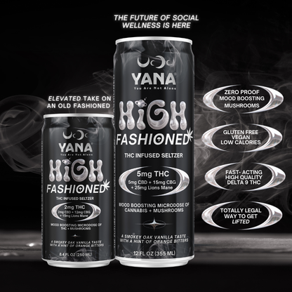 High Fashioned - THC Seltzer Drink