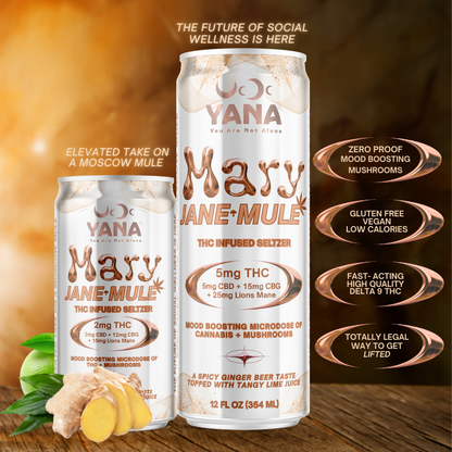 Mary Jane Mule - THC Seltzer Drink