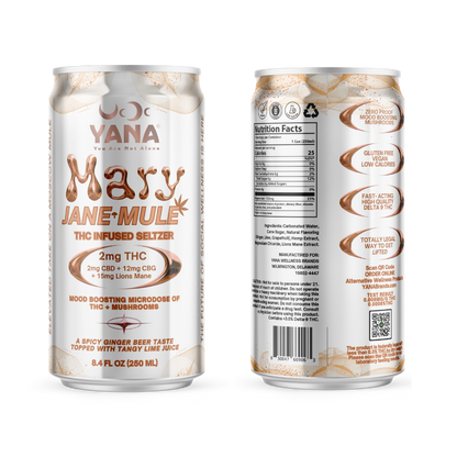 Mary Jane Mule - THC Seltzer Drink