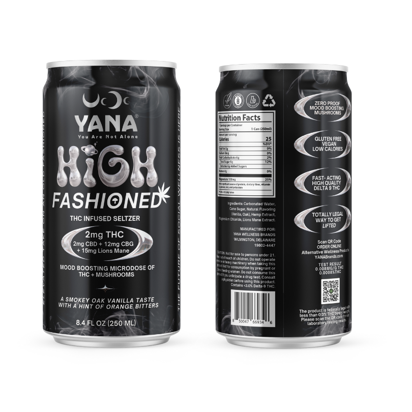 High Fashioned - THC Seltzer Drink