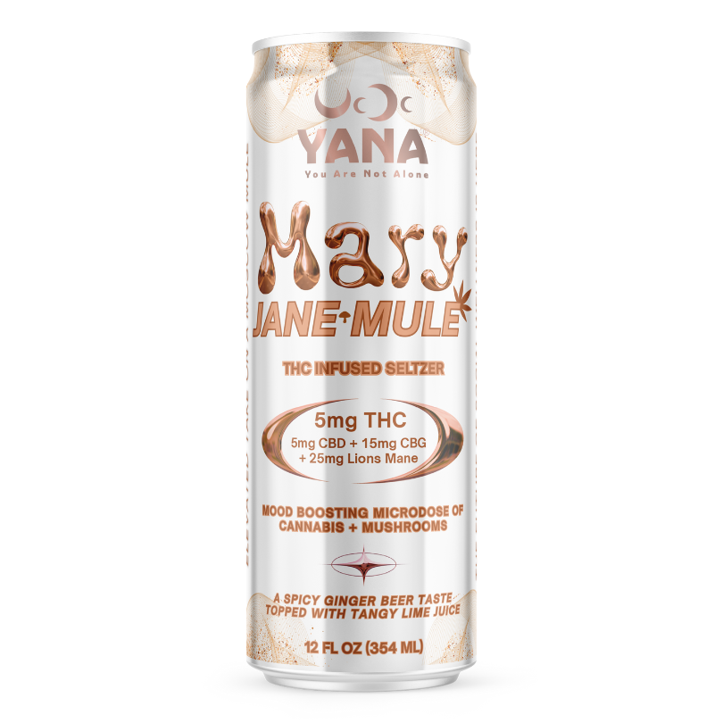 Mary Jane Mule - THC Seltzer Drink – YANA Wellness Brands