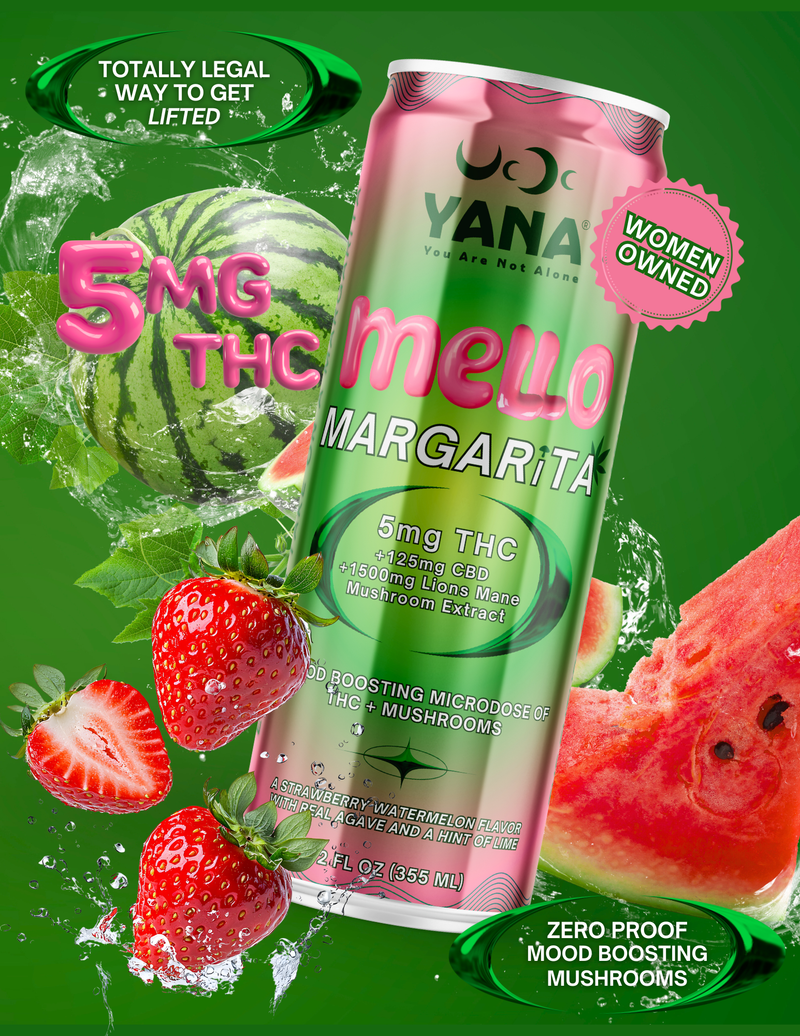 Mello Margarita - 5mg THC Drink