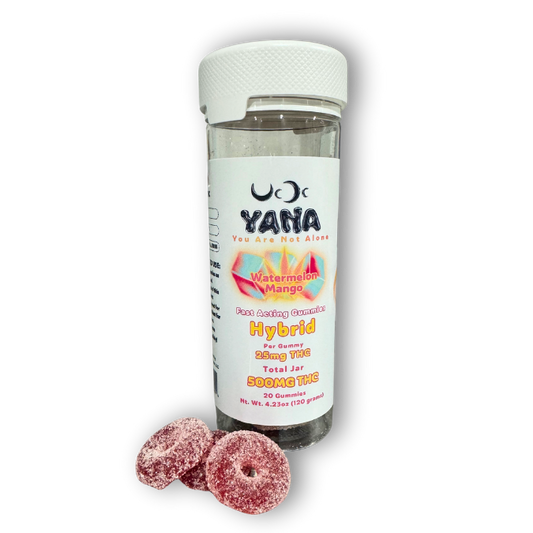 25mg THC Gummies - 500mg Total