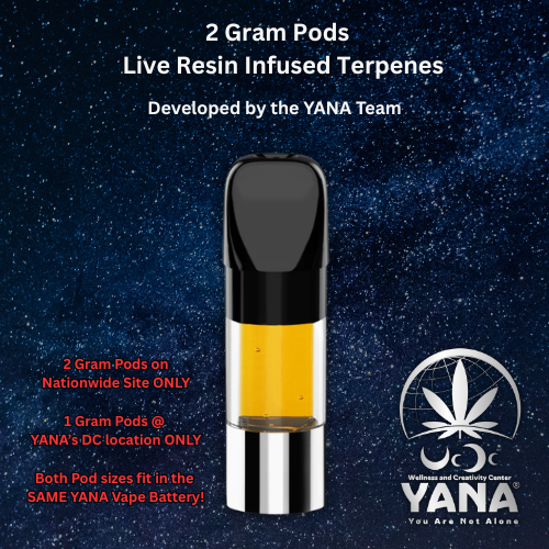 2g Pod Refills - YANA Reusable Vape Pods